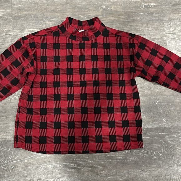 Women’s Scotch Plaid Long Sleeve Mock Neck Sweater Size Extra Large. Brand New. - Picture 6 of 10